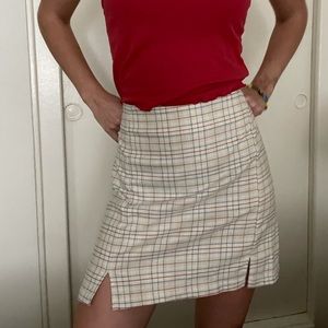 Cutest plaid skirt!